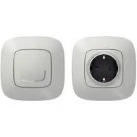 Legrand 752754 Valena Allure with Netatmo STAND-ALONE-SET Steckdose + Sender Farbe: Aluminium
