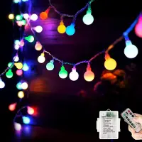 OEM LED-Lichterkette, 40 warmweiße LEDs, 5 m, batteriebetrieben, IP65