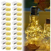 Dripio LED-Lichterkette, 20 Stück, 2 m, batteriebetrieben, warmweiß, IP65