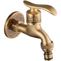 Sonstiges Wasserhahn Kaltwasser Antik Wandmontage Messing Hebelgriff