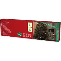 OEM Weihnachtsbaum-Lichterkette, 16 rote Lampen, 230 V, 48 W, grün