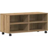 Merkloos Brauner TV-Schrank aus Holz, 90 x 35 x 40,5 cm