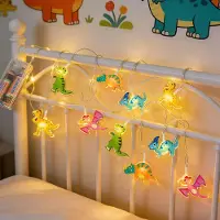 Dripio Dino-Lichterkette 1,5 m, 10 warmweiße LEDs, batteriebetrieben