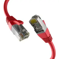 EFB Elektronik Elektronik EC020200298, 20 m, Cat8.1, S/FTP (S-STP), RJ-45, RJ-45, Rot