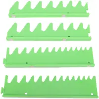 Gistuch Schraubenschlüssel-Schienen-Set für 20 Werkzeuge, Kunststoff, magnetischer Organizer, Halter, Werkzeugkasten, Zubehör, Grün