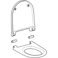 Geberit WC-Sitz weiß-alpin, zu AquaClean Sela