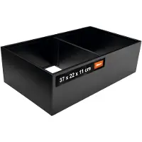 OEM Lade-Organizer 37×22×11 cm, Carbon Schwarz, modular erweiterbar