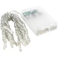 OEM LED-Lichterkette, 20 warmweiße LEDs, Timer, 3 m, 15 cm Abstand