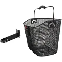 Merkloos Unisex Fahrradtasche für vorne am Fahrrad, Schwarz