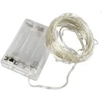 Dripio RGBY-LED-Lichtsnoer, 10 m, batteriebetrieben, festliche Dekoration