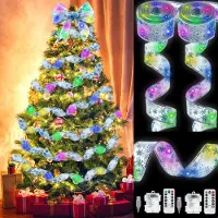 Dripio LED-Lichterkette 2x6m, 120 LEDs, Schneeflocken, Timer, Fernbedienung