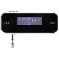 FEELNEEDY Auto FM-Transmitter Universell - Freisprechen Telefonieren & Musik Streaming - 3,5 mm für Handy & Autoradio