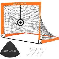 Merkloos Fußballtor Klappbares Fußballnetz Pop-up-Tor - 120 x 90 x 90 cm - 180 x 90 x 90 cm - Glasfaserstangen