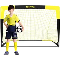 Merkloos Fußballtor Fußballkleintor - 1,2 m - Verzinkter Stahl - Faltbar - Für Innen und Außen