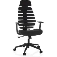 Dripio Bürostuhl ERGO LINE ECO, Stoff, höhenverstellbar, ergonomisch, schwarz