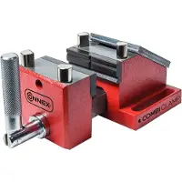 Dripio Kombischraubstock 80 mm, legierter Stahl, rot, 4,67 kg