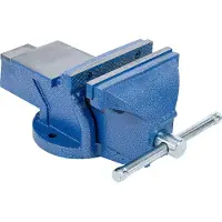Dripio Parallel-Schraubstock 150 mm Spannbacken, blau, Metall