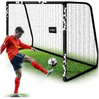 Merkloos Fußballtor mit Schutzhülle 300 x 200 x 120 cm für Kinder und Erwachsene