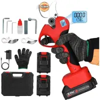 OEM Akku-Schneider, 800W Bürstenloser Motor, 2-Gang Schnittanpassung, 2 Batterien, EU