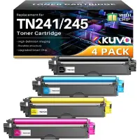Merkloos Toner-Set TN241 TN245 für Brother - Schwarz, Cyan, Gelb, Magenta - 4er-Pack