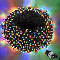 Dripio LED-Lichterkette 20 m, 200 LEDs, 8 Modi, Timer, bunt