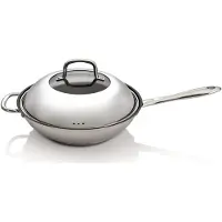 Berghoff CollectNCook, Rund, Wok-/Bratpfanne, Edelstahl, Edelstahl, Edelstahl, 28 cm