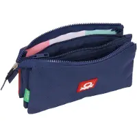 Safta Benetton Flag Federmäppchen für Kinder, ideal für Kinder im Schulalter, bequem und vielseitig, Qualität und Widerstandsfähigkeit, 22 x 3 x 12 cm