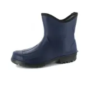 Bockstiegel Gummistiefeletten in Übergrößen Blau Chelsea - Blau große Herrenschuhe, Größe:44