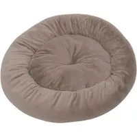 Dripio Rundes Haustierbett 46,5x46,5x12 cm, latte, waschbar, rutschfest