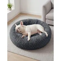 Merkloos Solidchoice – Bequemes Hundebett in Donut-Form, erhältlich in verschiedenen Größen