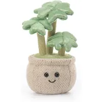 Merkloos Plüsch Kleeblatt 4 Kuscheltier für Kinder 16 cm
