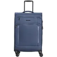 D & n lederwaren D&N Travel Line 9804 - 4-Rollen-Trolley M 68 cm erw. (dark blue)
