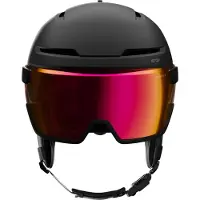 Atomic - Casque de ski - Savor GT Amid Visor Photo Black für Damen aus Wolle - Größe 51-55 cm - schwarz