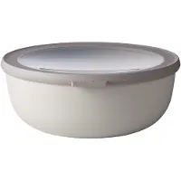 Mepal 6 Stück multischüssel cirqula rund 2250 ml - nordic white 106216032500