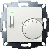 Eberle UP-Raumregler UTE 1012 RAL 9010 glanz 50x50 mm Temperatur 5-30 C, AC 24 V