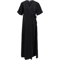 Object Jacira Kurzarm Langes Kleid