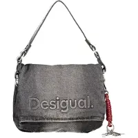 Desigual Stylische Schwarze Halbmondtasche für Damen mit Vielseitigem Design