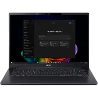 Acer TravelMate P6 14 AI Ultraschlankes Notebook | TMP614-74-TCO | Schwarz