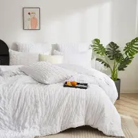 Trankielo – Mikrofaser-Bettbezug-Set, 135 x 200 cm – Atmungsaktiv, modern und weich, inklusive Kissenbezug 80 x 80 cm