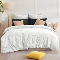 Trankielo - Flanell-Bettwäsche-Set, 200 x 220 cm - Warm und flauschig - Maschinenwaschbar und pflegeleicht