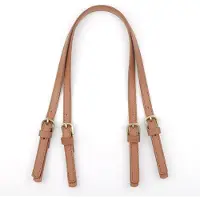Merkloos Kunstleder-Tragegriffe – Ersatz-Tragegurte für Handtaschen und Umhängetaschen – Braun und robust – Perfekte Ergänzung für Taschen – Geeignet für...
