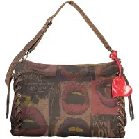 Desigual Braune Damen-Tasche mit Kontrasten - Verstellbar & Praktisch