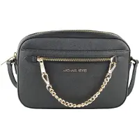 Michael Kors Women's Jet Set Item Large East West Chain Crossbody in Black, Styl