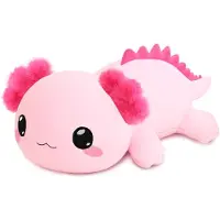 Merkloos Weicher Axolotl-Plüschtier – geeignet für Kinder – 25 cm