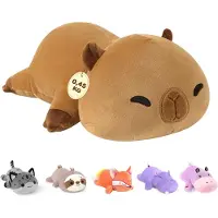 Merkloos Gewichtetes Plüschtier – Capybara – 25 cm