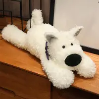 Merkloos Kawaii Plüschhund-Kissen – Weich und kuschelig, 45 cm