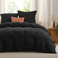 Trankielo - Bettbezug-Set, 155 x 220 cm - Weiches Polyester-Mikrofaser-Material - Inklusive 2 Kopfbezügen, 80 x 80 cm