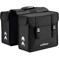 Merkloos Fahrradtasche Gepäckträgertasche Doppeltasche - Wasserabweisend - 30 Liter - 35 x 13 x 30 cm - Für Elektrofahrrad