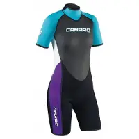 Camaro Revo Shorty Damen Neoprenanzug - schwarz blau