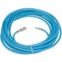Adler PVC-Schlauch 10 mm Durchmesser, 10 m Länge mit Stahlanschlüssen